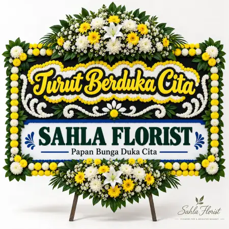 Papan Bunga Duka Harapan Indah
